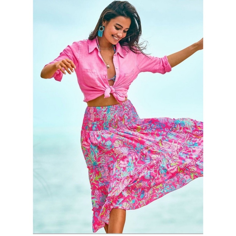 Lilly Pulitzer Deaven Midi Skirt